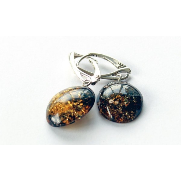 Silver-Amber-earrings